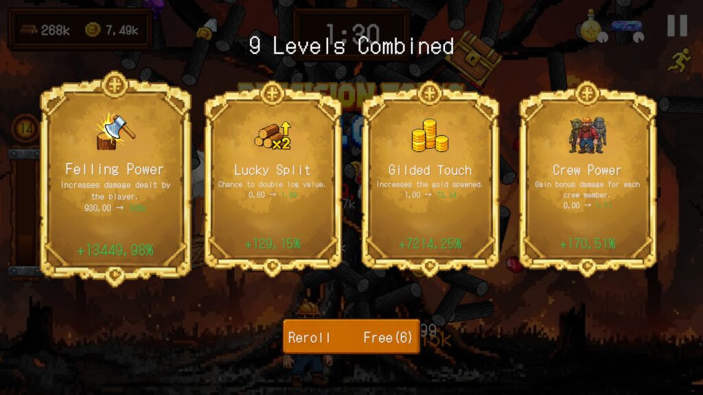 Timber Rush - Upgrades