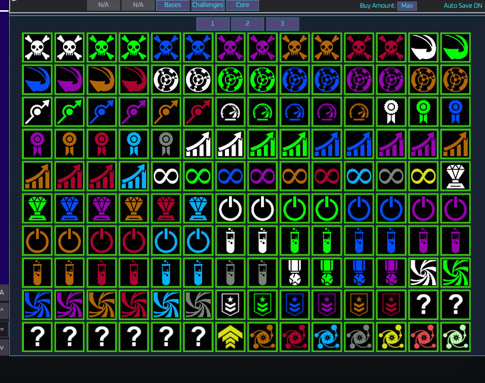 Unnamed Space Idle achievements tab